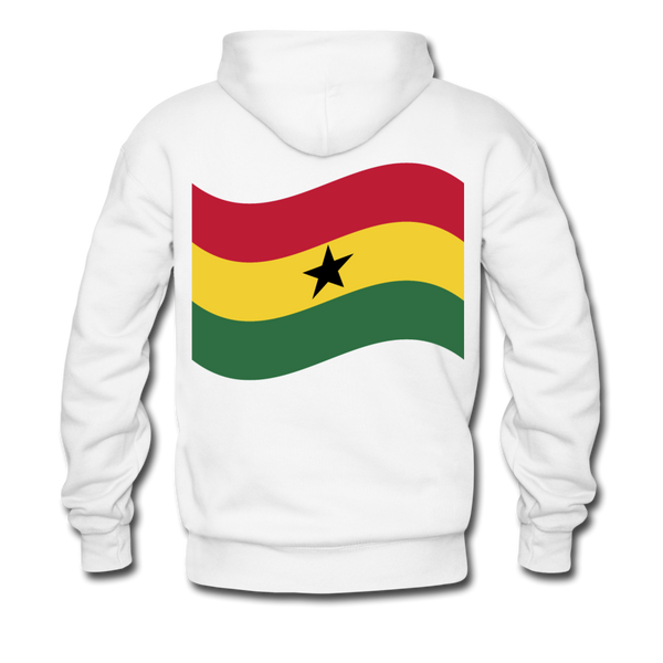 GHANA TRIBUTE Men’s Premium Hoodie - white