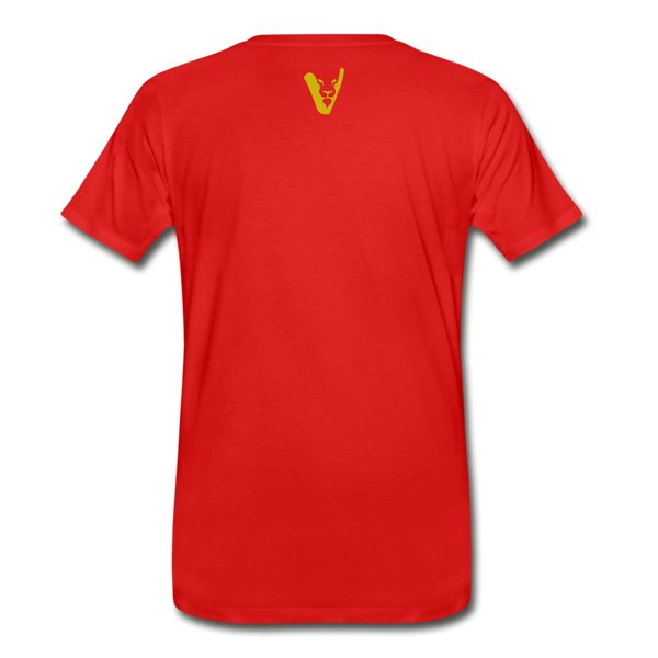 AUTISM ACCEPTANCE Men's Premium T-Shirt - red