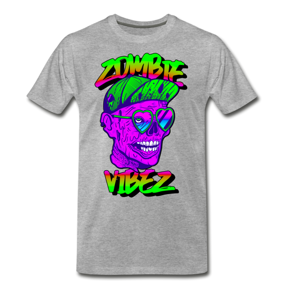 ZOMBIE VIBEZ Men's Premium T-Shirt - heather gray